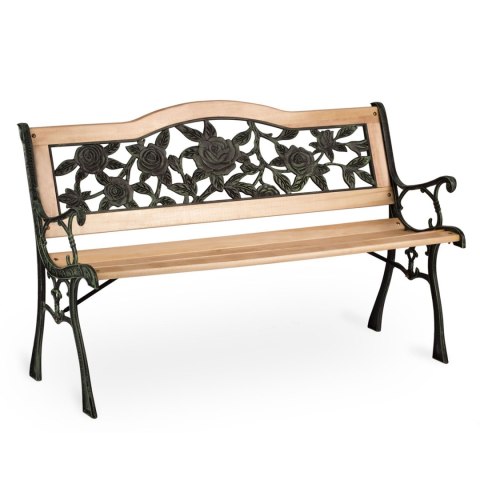 ŁAWKA PARKOWA Z OPARCIEM 123,5 X 74 X 48 CM GARDI ROSE SOFOTEL ŁAWKA PARKOWA Z OPARCIEM 123,5 X 74 X 48 CM GARDI ROSE SOFOTEL