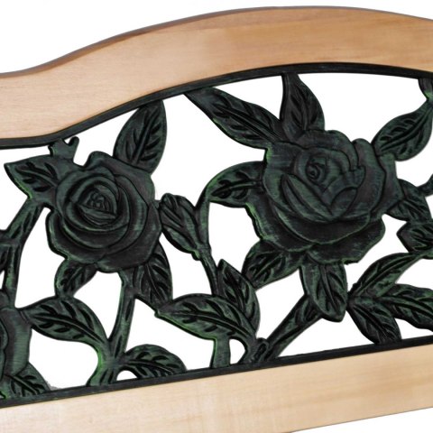 ŁAWKA PARKOWA Z OPARCIEM 123,5 X 74 X 48 CM GARDI ROSE SOFOTEL ŁAWKA PARKOWA Z OPARCIEM 123,5 X 74 X 48 CM GARDI ROSE SOFOTEL