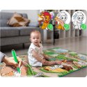 MATA DO MALOWANIA 90 X 120 CM + MARKERY ALKOHOLOWE 80 SZT RICOKIDS
