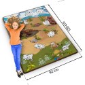 MATA PIANKOWA DO KOLOROWANIA ZWIJANA 120 X 90 X 0,3 CM RICOKIDS RK-344