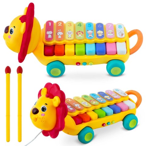ZABAWKA EDUKACYJNA CYMBAŁKI, KSYLOFON LEWEK RK-740 RICOKIDS ZABAWKA EDUKACYJNA CYMBAŁKI, KSYLOFON LEWEK RK-740 RICOKIDS