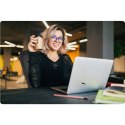 FOTEL BIUROWY Z MIKROSIATKI SOFOTEL BRASS CZARNY