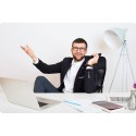 FOTEL BIUROWY Z MIKROSIATKI SOFOTEL TAMAR CZARNY