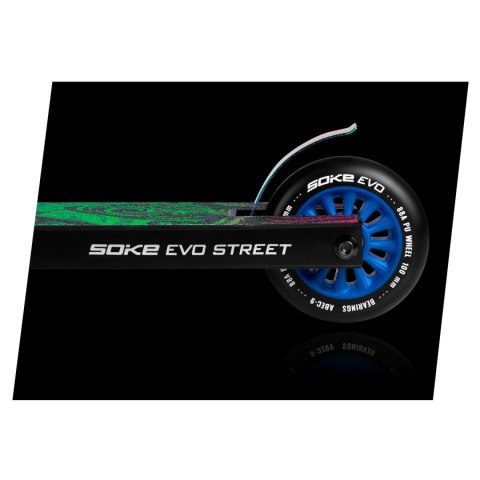 HULAJNOGA WYCZYNOWA SOKE EVO STREET BLACK HULAJNOGA WYCZYNOWA SOKE EVO STREET BLACK