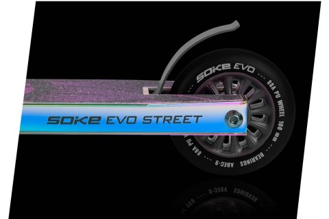 HULAJNOGA WYCZYNOWA SOKE EVO STREET NEOCHROME HULAJNOGA WYCZYNOWA SOKE EVO STREET NEOCHROME