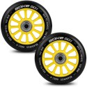 KÓŁKA DO HULAJNOGI 100 MM ŻÓŁTE 2 SZT