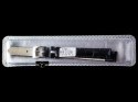 PASEK SKÓRZANY DO ZEGARKA W PUDEŁKU - CZARNY/CZARNE - 12MM