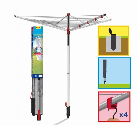 Suszarka zewnętrzna Vileda Sun Lift Compact 40 Suszarka zewnętrzna Vileda Sun Lift Compact 40