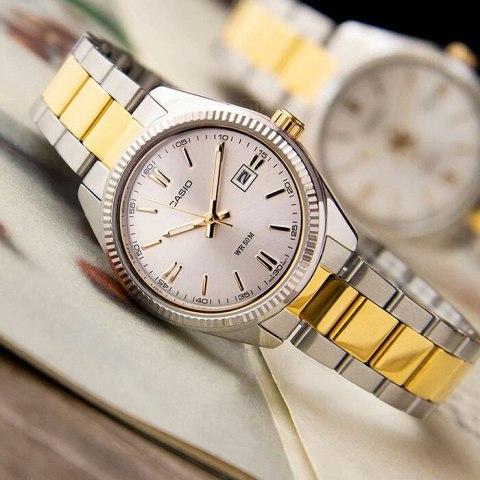 ZEGAREK DAMSKI CASIO LTP-1302SG 7AV (ZD545A) + BOX ZEGAREK DAMSKI CASIO LTP-1302SG 7AV (ZD545A) + BOX