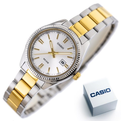 ZEGAREK DAMSKI CASIO LTP-1302SG 7AV (ZD545A) + BOX ZEGAREK DAMSKI CASIO LTP-1302SG 7AV (ZD545A) + BOX