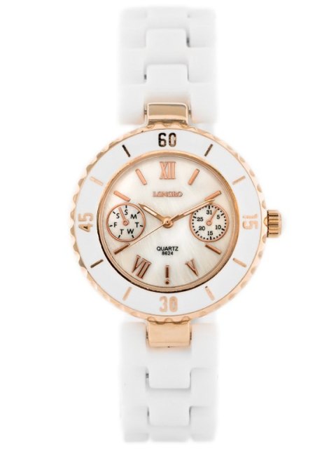 ZEGAREK DAMSKI LONGBO - CHANNEL - WHITE/GOLD (Zx610A) ZEGAREK DAMSKI LONGBO - CHANNEL - WHITE/GOLD (Zx610A)
