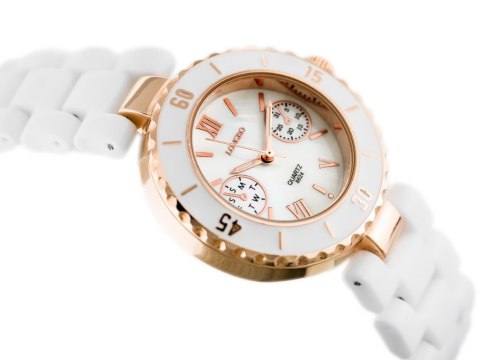 ZEGAREK DAMSKI LONGBO - CHANNEL - WHITE/GOLD (Zx610A) ZEGAREK DAMSKI LONGBO - CHANNEL - WHITE/GOLD (Zx610A)