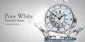 ZEGAREK DAMSKI LONGBO - CHANNEL - WHITE/GOLD (Zx610A)