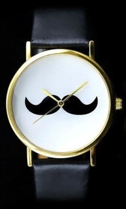ZEGAREK DAMSKI MUSTACHE - WĄSY - ASOx (Zx548)