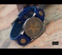 ZEGAREK DAMSKI TAYMA - RETRO PUNK 27 -NIEBIESKI (Zx583D)