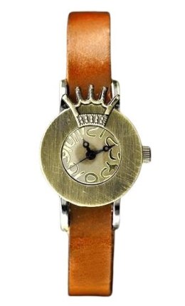 ZEGAREK DAMSKI TAYMA - RETRO PUNK 28 - CAMEL (Zx585E)