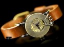 ZEGAREK DAMSKI TAYMA - RETRO PUNK 28 - CAMEL (Zx585E)