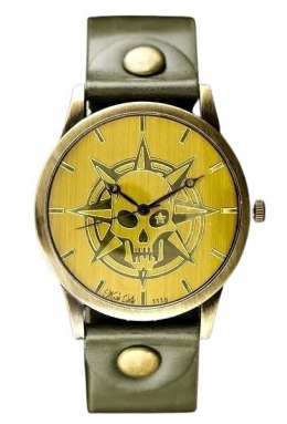 ZEGAREK DAMSKI TAYMA - RETRO PUNK 32 - OLIWKA (Zx594C)