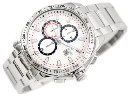 ZEGAREK MĘSKI G. ROSSI - BLUES (ZG094D) - WHITE + BOX
