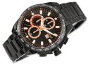 ZEGAREK MĘSKI G. ROSSI - BLUES (ZG094G) BLACK/ROSE + BOX