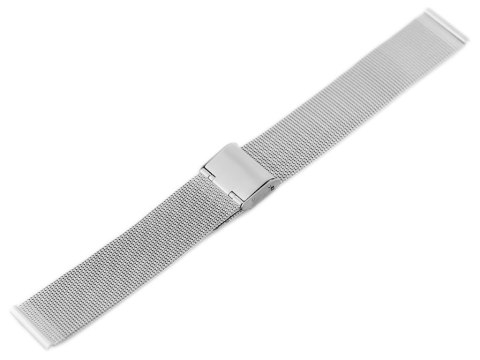 BRANSOLETA 301S - SIATKA HQ - SREBRNA - 18MM BRANSOLETA 301S - SIATKA HQ - SREBRNA - 18MM