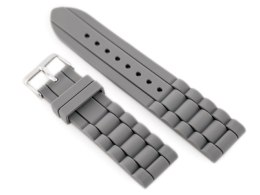 PASEK GUMOWY DO ZEGARKA 904T - KARBOWANY - 20MM