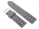 PASEK GUMOWY DO ZEGARKA 904T - KARBOWANY - 22MM