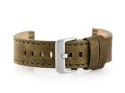 PASEK SKÓRZANY DO ZEGARKA W48 - PREMIUM - OLIWKOWY - 22MM