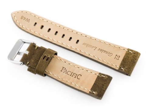 PASEK SKÓRZANY DO ZEGARKA W48 - PREMIUM - OLIWKOWY - 22MM PASEK SKÓRZANY DO ZEGARKA W48 - PREMIUM - OLIWKOWY - 22MM
