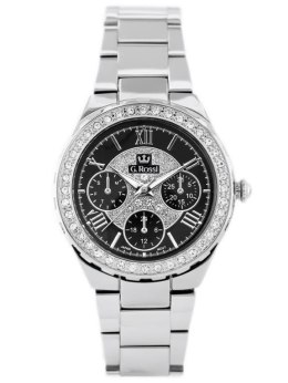 ZEGAREK G. ROSSI - ALORE (ZG646D) SILVER/BLACK + BOX