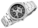 ZEGAREK G. ROSSI - ALORE (ZG646D) SILVER/BLACK + BOX