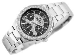 ZEGAREK G. ROSSI - ALORE (ZG646D) SILVER/BLACK + BOX