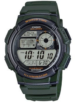 ZEGAREK MĘSKI CASIO AE-1000W 3AVDF (ZD073B) - WORLD TIME + BOX