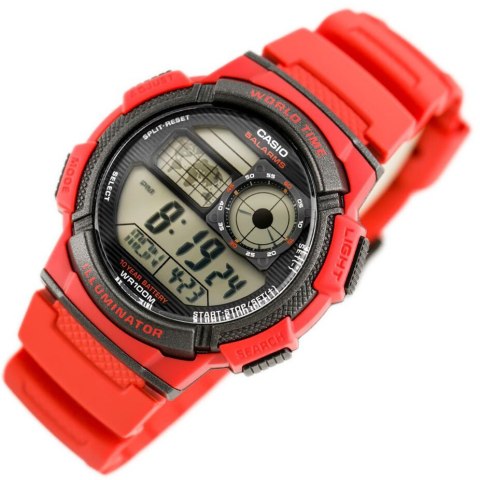 ZEGAREK MĘSKI CASIO AE-1000W 4AV (ZD073C) - WORLD TIME + BOX ZEGAREK MĘSKI CASIO AE-1000W 4AV (ZD073C) - WORLD TIME + BOX