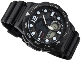 ZEGAREK MĘSKI CASIO AEQ-100W 1AV (ZD070A) - WORLD TIME + BOX