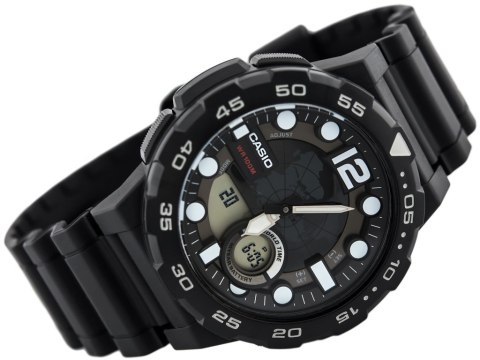 ZEGAREK MĘSKI CASIO AEQ-100W 1AV (ZD070A) - WORLD TIME + BOX ZEGAREK MĘSKI CASIO AEQ-100W 1AV (ZD070A) - WORLD TIME + BOX