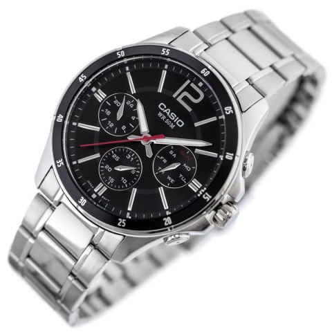 ZEGAREK MĘSKI CASIO MTP-1374D 1AV (ZD063B) + BOX ZEGAREK MĘSKI CASIO MTP-1374D 1AV (ZD063B) + BOX