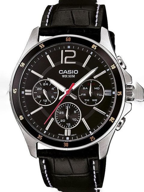 ZEGAREK MĘSKI CASIO MTP-1374L-1AV (ZD064B) + BOX ZEGAREK MĘSKI CASIO MTP-1374L-1AV (ZD064B) + BOX