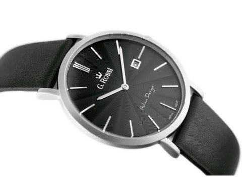 ZEGAREK MĘSKI G. ROSSI - 10853A - SLIM (ZG184C) + BOX ZEGAREK MĘSKI G. ROSSI - 10853A - SLIM (ZG184C) + BOX