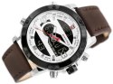 ZEGAREK MĘSKI NAVIFORCE - NF9097 (ZN043A) - BROWN/SILVER