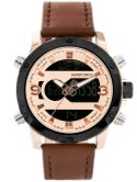 ZEGAREK MĘSKI NAVIFORCE - NF9097 (ZN043E) - BROWN/ROSEGOLD