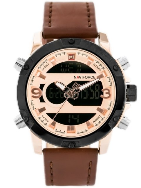 ZEGAREK MĘSKI NAVIFORCE - NF9097 (ZN043E) - BROWN/ROSEGOLD ZEGAREK MĘSKI NAVIFORCE - NF9097 (ZN043E) - BROWN/ROSEGOLD