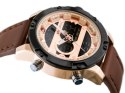 ZEGAREK MĘSKI NAVIFORCE - NF9097 (ZN043E) - BROWN/ROSEGOLD