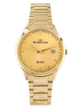 ZEGAREK MĘSKI RUBICON RNDD60 (ZR078D) - STALOWY