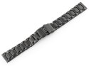 BRANSOLETA PACIFIC MODEL 3 SOLID - CZARNA 22MM