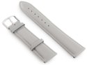 PASEK SKÓRZANY DO ZEGARKA W83 - POPIELATY - 24MM