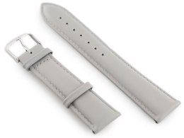 PASEK SKÓRZANY DO ZEGARKA W83 - POPIELATY - 24MM