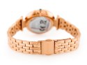 ZEGAREK DAMSKI ALBATROSS GLAMOUR ABBB97 (ZA537C) ROSE GOLD/WHITE