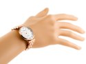 ZEGAREK DAMSKI ALBATROSS GLAMOUR ABBB97 (ZA537C) ROSE GOLD/WHITE