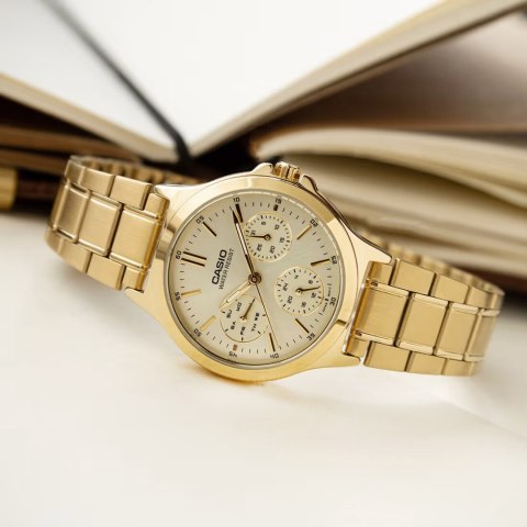 ZEGAREK DAMSKI CASIO LTP-V300G-9A (ZD566C) + BOX ZEGAREK DAMSKI CASIO LTP-V300G-9A (ZD566C) + BOX